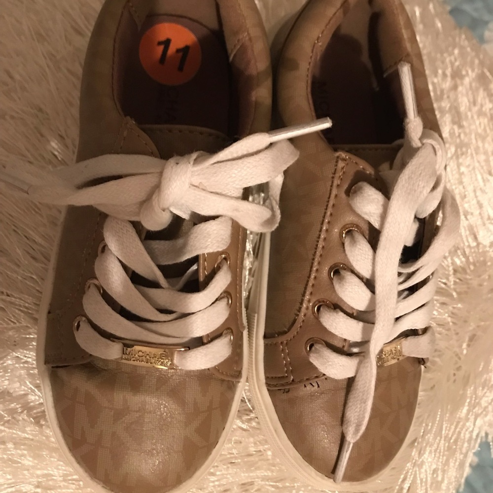 Used Michael Kors tennis shoes for girls